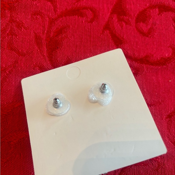 Elegant 304 stainless steel Silver and White Dangle Earrings - Picture 8 of 12